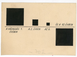 KARIKATURA / SZABAD SZÁJ " A Házasság.." Szabad Száj Vicclap, Megjelent Tusrajz 1951. Ismeretlen Alkotó (zseni Volt  ) 1 - Zeichnungen