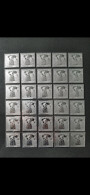 SILVER STAMPS (×30) 2005 GAMBIA Mi. Nr 5556 COT 180 € - Collections (sans Albums)