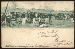 MOSTAR 1905. Katonák, ágyú, Régi Képeslap - Ungarn