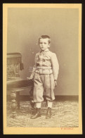 BÉCS 1870. Ca. Dr Székely : Gyerek Visit Fotó - Oud (voor 1900)