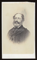 PEST 1860-65. Tiedge János : Férfi Visit Fotó - Oud (voor 1900)