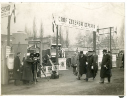 BUDAPEST 1930-40. PESTSZENTERZSÉBET, HORTHY Látogatása A Gróf Zelinski Gépgyárban, Régi Fotó 23*18 - Ancianas (antes De 1900)