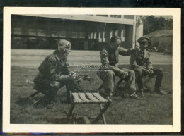 Miticzky László Százados 1938 6. Vszd. Hangár Előtt, Régi Fotó  13*9cm - Oorlog, Militair