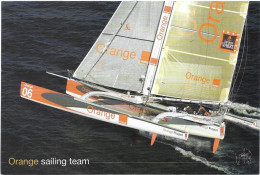 CPM - Trimaran "ORANGE" - Skippers : Stève Et Yvan Ravussin - Transat Jacques Vabre - Voiliers