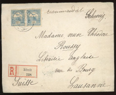 RIBNIK 1900. Szép Ajánlott Levél Svájcba Küldve - Usado