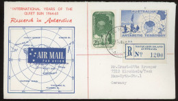 AUSZTRÁLIA 1965. Antartica Szép Levél Németországba - Lettres & Documents