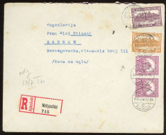 MÁTYÁSFÖLD 1932. Ajánlott Levél Horvátországba Küldve - Used Stamps