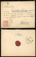 LUGOS 1890. Huberh Andor Huszár Ezredes , Szép Krajcáros Levél Vácra Küldve - Used Stamps