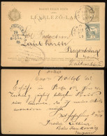 JANKOVÁC 1900. Kiegészített Díjjegyes Levlap Regensburgba Küldve, Krausz Rabbi - Used Stamps