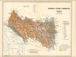 VÁRMEGYE TÉRKÉPEK - Gönczy (Pallas) 7db!  DÉLVIDÉK   A/4 1897.Modrus-Fiume, Zágráb, Pozsega, Varasd, Verőce, Lika-Krbava - Ohne Zuordnung