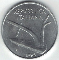 ITALIA ITALY - 1995 -  10 Lire - KM  93 - UNC - 10 Liras