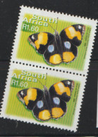South Africa  2001  SG 1284  1.25 Butterfly   Fine Used Pair - Usati