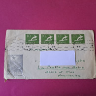 Lettre De Stockholm Pour La Frette Sur Seine (Seine Et Oise) France 07-12-1955 - Storia Postale