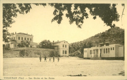 Delcampe - 83 - Vidauban - Les Écoles Et Les Bains - Vidauban