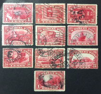 1912 - United States - Parcel Post Colonies Postage Due With - 10 Stamps - Used - Officials