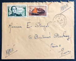 Nouvelle-Calédonie, Divers Sur Enveloppe TAD CANALA 9.8.1954 - (B3243) - Storia Postale