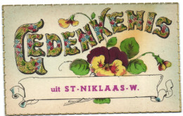 Gedenkenis Uit St-Niklaas-W. - Sint-Niklaas