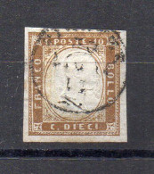 291 - SARDEGNA IV, 10 Cent Bruno Cioccolato Chiaro N. 14Ck . BOTTACCHI - Sardegna