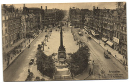 Bruxelles - Place De Brouckère Vers Le Boulevard Anspach (Nels Séri E1 N° 128) - Brussel (Stad)