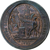 France, Monneron De 5 Sols, 1792, Bronze, TTB - Other & Unclassified