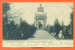 Court Saint Etienne "  Monument Du Comte Goblet D'alviella  "  Carte Precurseur - Court-Saint-Etienne