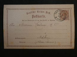 DD8  ALLEMAGNE    BELLE  CARTE  1874 OBER  A  MOLHSEIM FRANCE +++AFF.  INTERESSANT+++ - Storia Postale