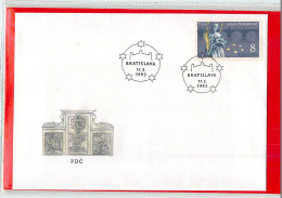 SLOVACCHIA - SLOVENSKO - FDC 1993 - JAN NEPOMUCKY - FDC