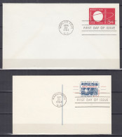 ⁕ USA 1964 ⁕ New York World's Fair & Washington Cocial Security ⁕ 2v FDC Cover/card Stationery - 1961-1970