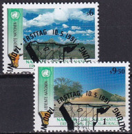 UNO WIEN 1991 Mi-Nr. 114/15 O Used - Aus Abo - Used Stamps