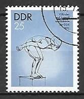 RDA   /   DDR.  -   1975.    PLONGEON  /  NATATION  .  Oblitéré - High Diving