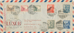 Spain Air Mail Cover Sent To Germany Madrid 23-5-1952 (the Cover Is Light Bended And There Is A Little Tear In The Right - Cartas & Documentos