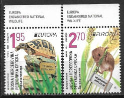 Bosnia - Serbian Rep. Bosnie Rep. Srpska EUROPA CEPT 2021 Set/serie, Neuve/mint/postfr. - 2021