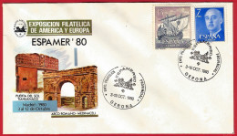 España. Spain. 1980. Matasello Especial. Special Postmark. ESPAMER '80. Gerona - Máquinas Franqueo (EMA)