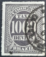Bresil Brasil Brazil 1890 Taxe Tax Taxa Yvert 17 O Used - Strafport