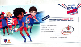 Carte Invitation  Coupe Monde Rugby 2023 - Rugby