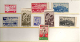 Turquie - (1937-43) -  Entente Balkanique - Foire D'Izmir - Neufs**/* - Neufs