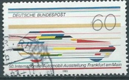 ALLEMAGNE ALEMANIA GERMANY DEUTSCHLAND BUND 1983  AUTOMOBIL-AUSSTELLUNG  60PFG USED MI 1182 YT 1014 SC 1399 SG 2032 - Gebraucht