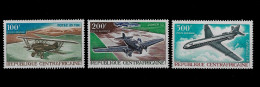 CENTRAL AFRICAINE REPUBLIC STAMP - 1967 Aircraft SET MNH (NP#12) - Centrafricaine (République)