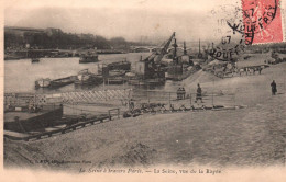 Paris - 12 ème Arrondissement - La Seine , Vue De La Râpée - Péniche - Batellerie - La Seine Et Ses Bords