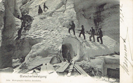 Gletscherbesteigung Cordées Sur Le Glacier  - Alpinismus, Bergsteigen