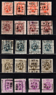 Preo's  Leeuw/Lion  "ATH 1930"  OCVB 5606, 5671, 5737, 5802, 5867 - Rollenmarken 1930-..