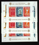 SSCF222blv3- SURINAME 2006- Europa CEPT 50 ANOS_ MNH_ X3 - 2006