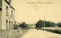 44 - LIGNE - Arrivée Par La Route De Couffé - Ligné