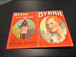 BYRRH Carnet Taffetas Publicitaire - Alcoholes