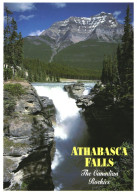 ATHABASCA FALLS, JASPER, WATERFALL, MOUNTAIN, CANADA - Jasper