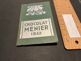 Carnet Publicitaire Chocolat Menier 1932 - Chocolate