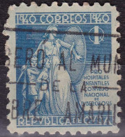 Cuba (Bienfaisance) YT B3 Mi Z3 Année 1940 (Used °) Enfant - Arme - Epée - Bouclier - Tuberculose - Bienfaisance