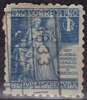 Cuba (Bienfaisance) YT B3 Mi Z3 Année 1940 (Used °) Enfant - Arme - Epée - Bouclier - Tuberculose - Beneficiencia (Sellos De)