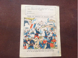 COUVERTURE DE CAHIER  Batailles Célèbres  PRISE DE SON-TAY  Décembre 1883 - Book Covers