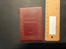 Carnet Publicitaire Chocolat Menier 1927 - Schokolade